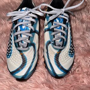 Nike Air Max Deluxe Kids Sneakers - Photo Blue/Wolf Grey-Orange Peel-Black